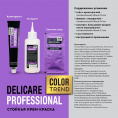 Маленькое фото товара - Стойкая крем - краска для волос Delicare Professional Color Trend 5.65 Бургундский. Вариант №7