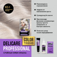 Маленькое фото товара - Стойкая крем - краска для волос Delicare Professional Color Trend 10.1 Пепельный блонд. Вариант №6