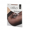 Маленькое фото товара - Женские матовые колготки с ажурным поясом Atto Lace 40den Загар 4 размер. Вариант №2