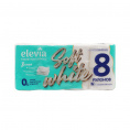 Маленькое фото товара - Туалетная бумага elevia 3сл soft white 8 шт. Вариант №1
