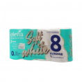 Маленькое фото товара - Туалетная бумага elevia 3сл soft white 8 шт. Вариант №2