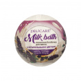 Маленькое фото товара - Молочная бомбочка для ванны Delicare Milk Bath с натуральными цветами лаванды и маслом пачули 130г. Вариант №1