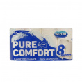 Маленькое фото товара - Floom classic бум туалетная 2сл Pure Comfort 8ШТ. Вариант №1