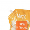Маленькое фото товара - MAGIC BOOM Крем-мыло жидкое пион и персик (дой-пак) 1 л. Вариант №3
