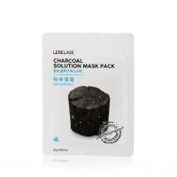 Фото товара - Маска для лица Lebelage с древесным углем 25г