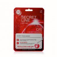 Фото товара - Маска для лица WEIS Secret Line с коэнзимом Q10 и олигопептидами 23г