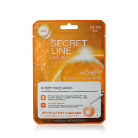 Фото товара - Маска для лица WEIS Secret Line с медом и олигопептидами 23г