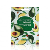 Фото товара - Питательная маска для лица Mond'Sub" Avocado" с авокадо 20мл