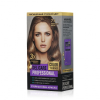 Фото товара - Стойкая крем - краска для волос Delicare Professional Color Trend 7.1 Пепельно-русый