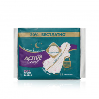 Фото товара - Женские прокладки Day Spa Active Days soft Night 14шт