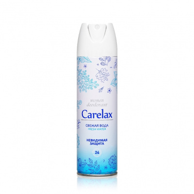 Большое фото товара - Женский дезодорант Carelax" Fresh Water" 150мл, 3065040. Вариант №1