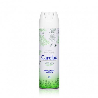 Большое фото товара - Дезодорант Carelax женский" Aloe Vera" 150мл, 3065041. Вариант №1