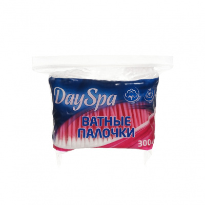 Большое фото товара - Ватные палочки Day Spa в пакете с зиплоком 300шт, 3072206. Вариант №1