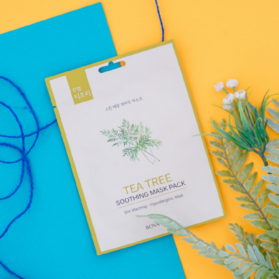 Большое фото товара - Маска для лица Bonny Hill" Tea Tree" успокаивающая 23г, 3110535. Вариант №4