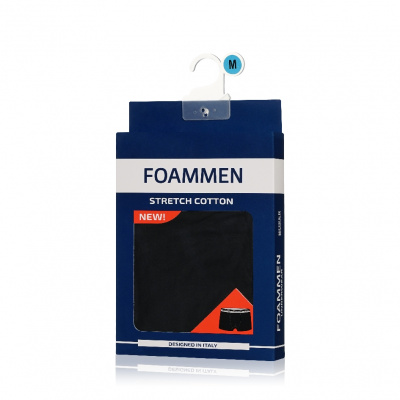 Большое фото товара - Мужские трусы - боксеры Foammen Fo5085-1 черные M 1 шт, 3112756. Вариант №2