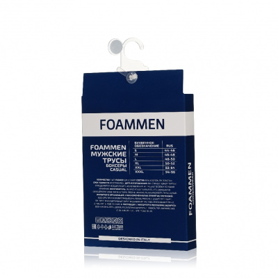 Большое фото товара - Мужские трусы - боксеры Foammen Fo5085-1 черные M 1 шт, 3112756. Вариант №3