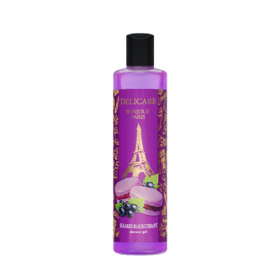 Большое фото товара - Гель для душа Delicare Bonjour Paris" Sugared Blackcurrant" 300мл, 3116006. Вариант №1