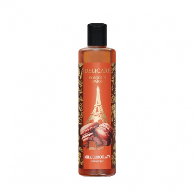 Большое фото товара - Гель для душа Delicare Bonjour Paris" Milk Chocolate" 300мл, 3116010. Вариант №1