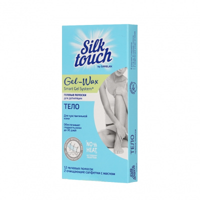 Большое фото товара - Восковые полоски для депиляции Carelax Silk Touch Gel-Wax для тела 12шт, 3118297. Вариант №10