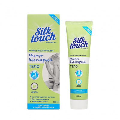 Большое фото товара - Крем для депиляции Carelax Silk Touch" Matcha" 100мл, 3119555. Вариант №1
