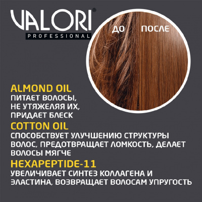 Большое фото товара - Маска для волос Valori Professional" SOS-восстановление" 20мл, 3121983. Вариант №5