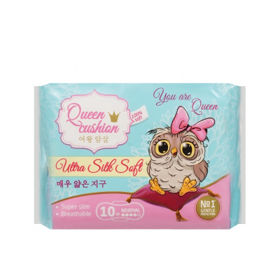 Большое фото товара - Женские прокладки Day Spa Queen Cusion Ultra Silk Soft Normal 10шт, 3122334. Вариант №1
