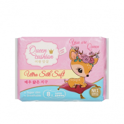 Большое фото товара - Женские прокладки Day Spa Queen Cusion Ultra Silk Soft super 8шт, 3122335. Вариант №1