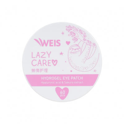 Большое фото товара - Гидрогелевые патчи для век WEIS Lazy Care с экстрактом сакуры , гиалуроновой кислотой и коллагеном 60шт, 3124329. Вариант №2