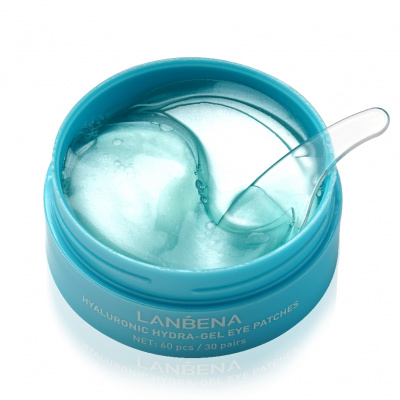 Большое фото товара - Гидрогелевые патчи для области вокруг глаз Lanbena Hyaluronic Hydra-Gel Eye Patches с гиалуроном 60шт, 3125053. Вариант №6