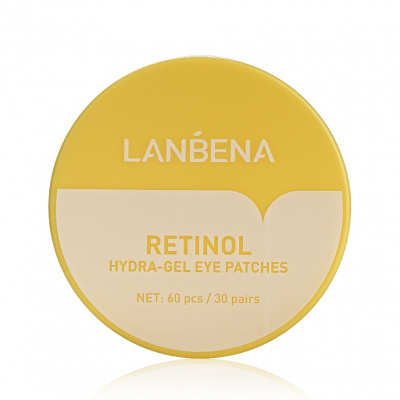 Большое фото товара - Гидрогелевые патчи для кожи вокруг глаз Lanbena Retinol Hydra-Gel Eye Patches 60шт, 3125055. Вариант №2
