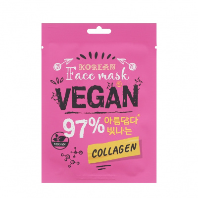 Большое фото товара - Маска для лица WEIS Vegan с коллагеном 23г, 3125138. Вариант №1