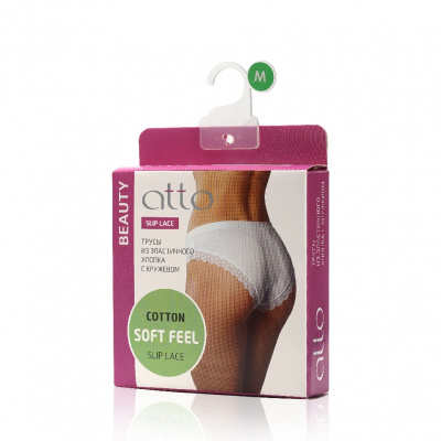 Большое фото товара - Женские трусы Atto Beauty Slip Lace , Черный , M, 3125280. Вариант №1