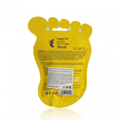 Большое фото товара - Питательная маска - носочки для ног Mond'Sub Foot Cream Mask с маслом арганы 36мл, 3129230. Вариант №2