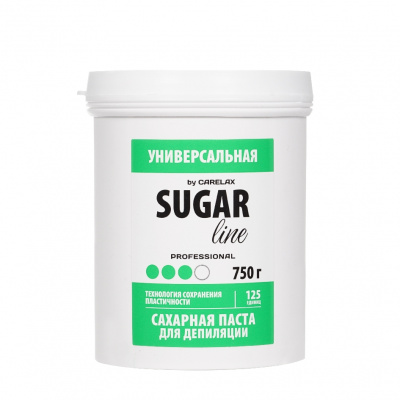 Большое фото товара - Универсальная сахарная паста для депиляции Carelax Sugar Line 750г, 3130241. Вариант №1