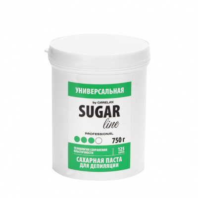 Большое фото товара - Универсальная сахарная паста для депиляции Carelax Sugar Line 750г, 3130241. Вариант №4