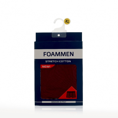 Большое фото товара - Мужские трусы Foammen Fo210001-2 , Бордовый , XL, 3131452. Вариант №1