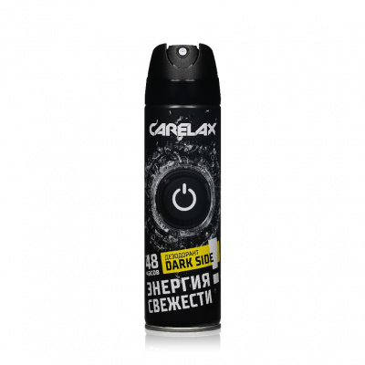 Большое фото товара - Мужской дезодорант Carelax Energy" Dark Side" 150мл, 3132752. Вариант №1
