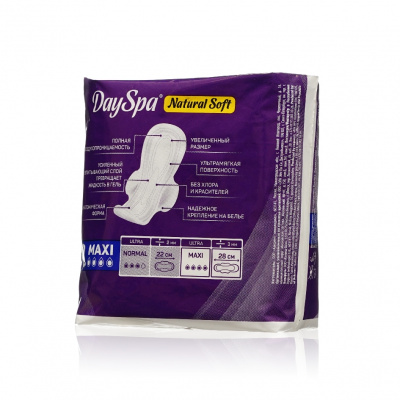 Большое фото товара - Женские прокладки Day Spa Natural Soft Maxi 8шт, 3133577. Вариант №3