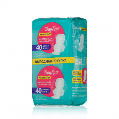 Большое фото товара - Женские прокладки Day Spa Natural Soft Normal 40шт, 3133579. Вариант №2
