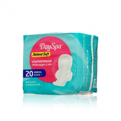 Большое фото товара - Женские прокладки Day Spa Natural Soft Normal 20шт, 3134523. Вариант №1