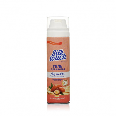 Большое фото товара - Гель для бритья Carelax Silk Touch" Argan Oil" 200мл, 3136152. Вариант №1