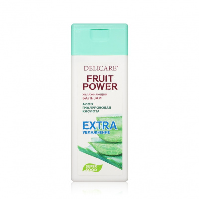 Большое фото товара - Бальзам для волос Delicare Fruit Power" очищение и увлажнение" алоэ 240мл, 3137887. Вариант №1