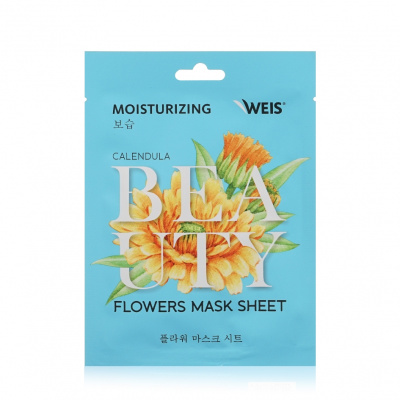 Большое фото товара - WEIS Flower для лица маска увлажняющая с экстрактом календулы 23 г., 3139172. Вариант №1