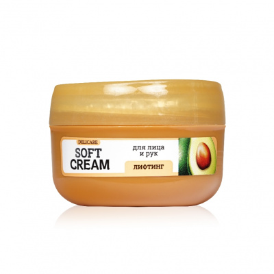 Большое фото товара - Крем для лица и рук Delicare Soft Cream" лифтинг" с экстрактом авокадо 30мл, 3139824. Вариант №1
