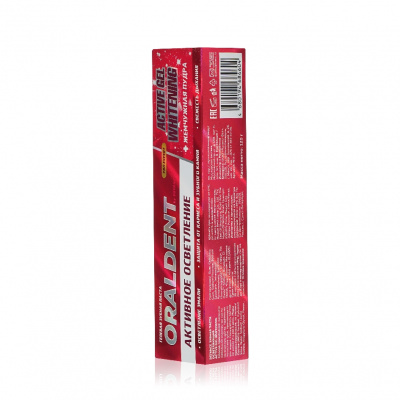 Большое фото товара - Отбеливающая гелевая зубная паста Defance Oraldent" Active Gel Whitening" 120г, 3139831. Вариант №3