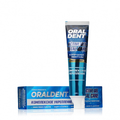 Большое фото товара - Гелевая зубная паста Defance Oraldent" Active Gel Total Care" 120г, 3139832. Вариант №1
