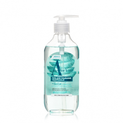 Большое фото товара - Гиалуроновый гель для умывания Adaly Aloe Vera 300мл, 3139871. Вариант №1