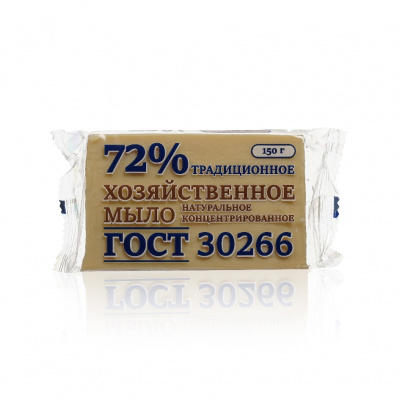 Большое фото товара - Традиционное хозяйственное мыло 72% 150г, 3140135. Вариант №1