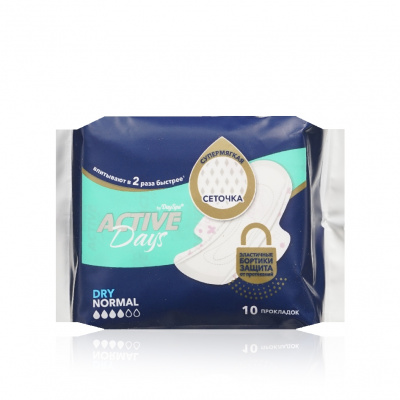 Большое фото товара - Женские прокладки Day Spa Active Days Normal Dry 10шт, 3140902. Вариант №1
