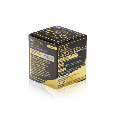 Большое фото товара - Ночной омолаживающий крем для лица Delicare Gold 60+ 50мл, 3142279. Вариант №4